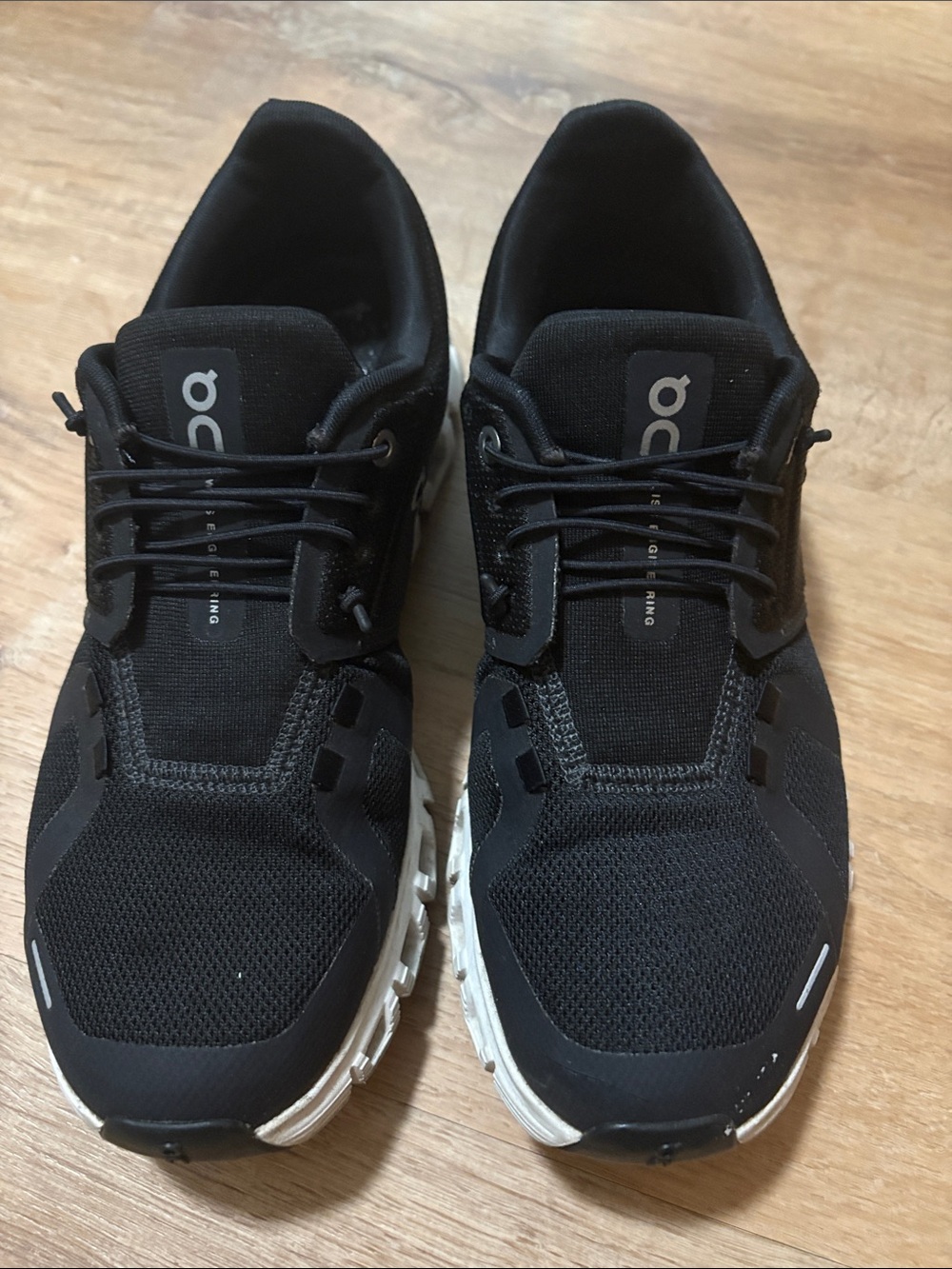 On Running Cloud 6 Black/White Womans 8.5 Athletic Shoe Sneaker - Picture 3 of 8